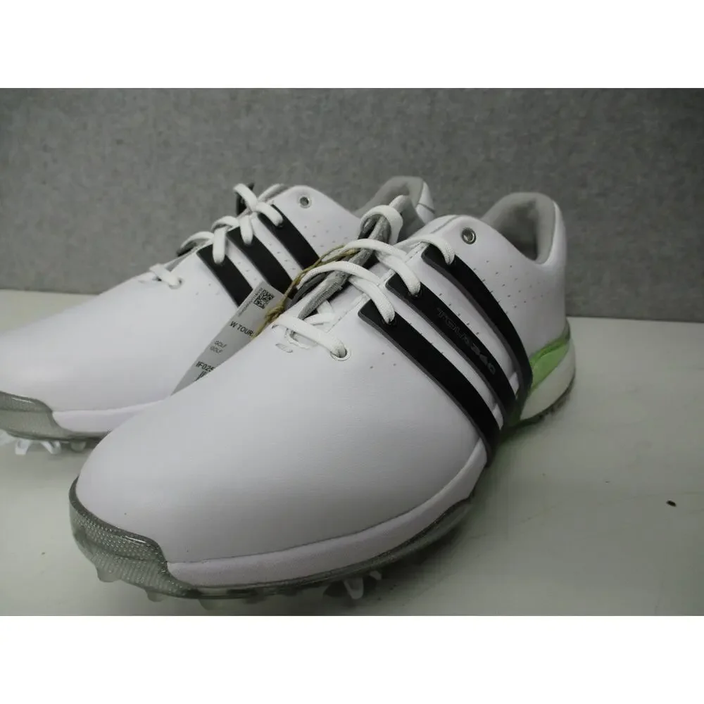 Adidas Tour360 22 Golf Shoes Womens Sz 7 US Spiked Waterproof White